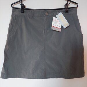 Eddie Bauer Women's Travex Gray Skort Skirt UPF 50 Size 6/4 Small
